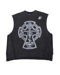 King of Glory Black Sleeveless Tee