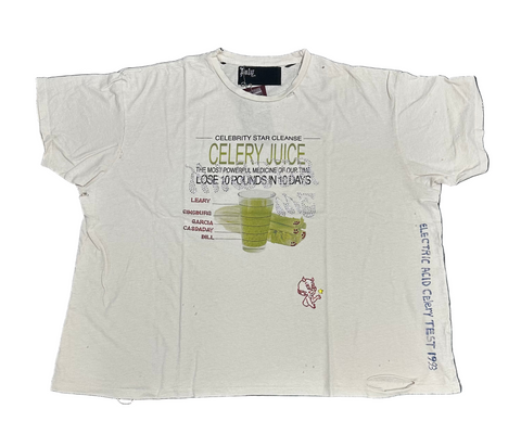 Paly Celery Cleanse Tee 'Cream'