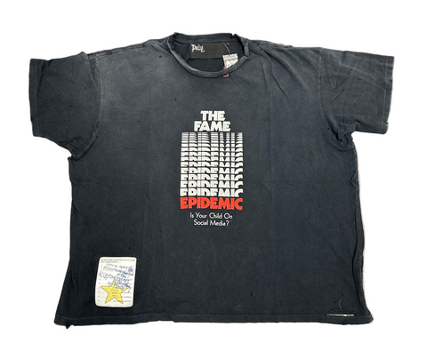 Paly Fame Epidemic Tee 'Vintage Black'