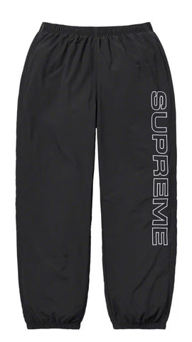 Spellout Embroidered Track Pant (Black)