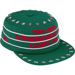 Stars Studded Pillbox Hat (Green)