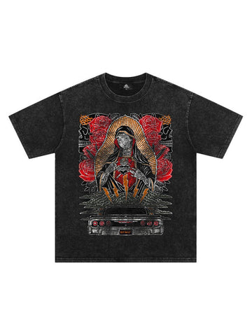 VINTAGE MARY TEE (Black)