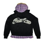 Rockstar Sandler Flannel Zip Up Hoodie