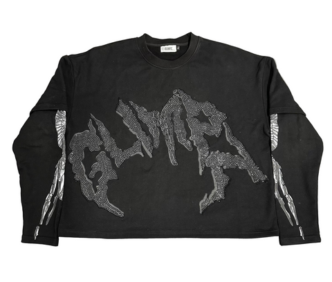 GMZ DOUBLE LAYER LONG-SLEEVE (BLACK)