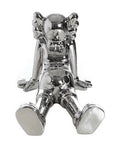 SILVER CHROME KAWS INSPIRED TAIPEI SCULPTURE