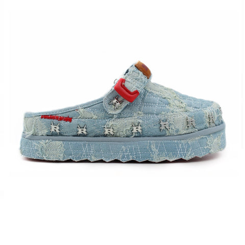 Boro Denim Mule