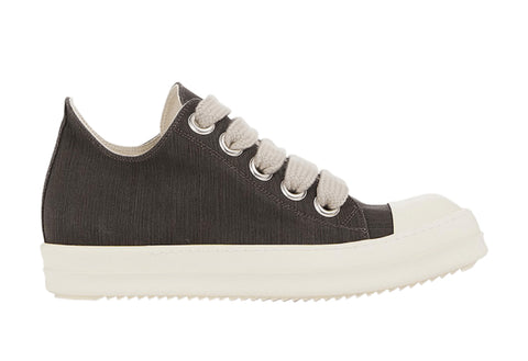 Rick Owens Denim Jumbo Lace Low "Black Milk"
