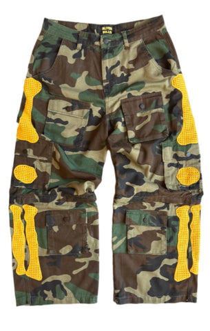 Bone Camel Cargo Pants