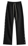 Rick Owens Straight Leg Sweats (Black)