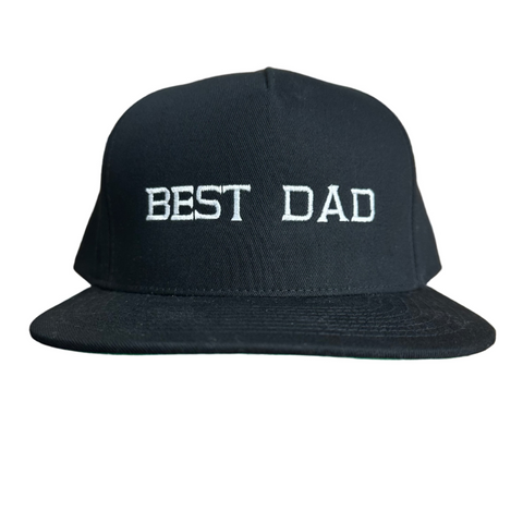 BEST DAD BLACK SNAPBACK