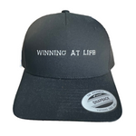 WINNING AT LIFE BLACK TUCKER HAT