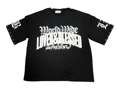 LB Rhinestone Tee (Black)