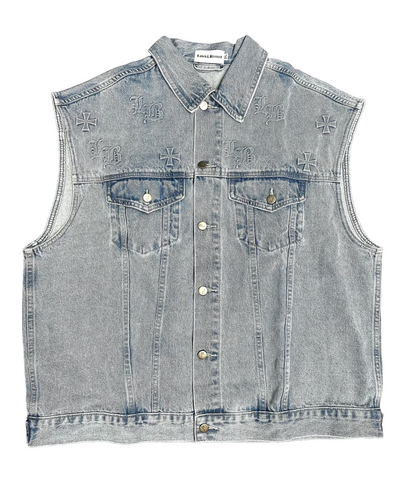 LB Denim Sleeveless Jacket