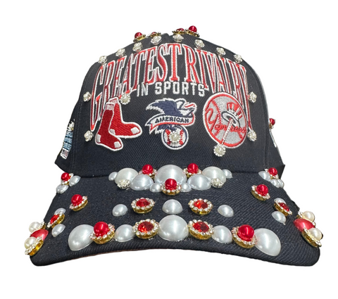 Red Sox Vs NY Yankees Rhinestone Snapback