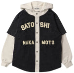 Satoshi Nakamoto Knapp Ranch Baseball Hoodie (Vintage Black)