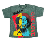 Token Bob Marley 'One Love' Green Tee