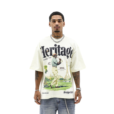 Heritage Golf Tee (Cream)