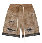 Vale Forever Double Jorts "Cream Wash"