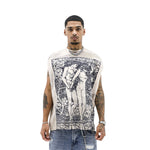 Adam & Eve Sleeveless Tee (Khaki)