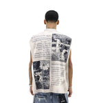 Adam & Eve Sleeveless Tee (Khaki)