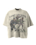 "LOST ARCHIVE WAR" TEE (Tan)