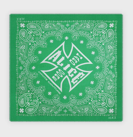 Oversized Veil Green Scarf
