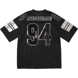 Sequin Football Jersey (Black)