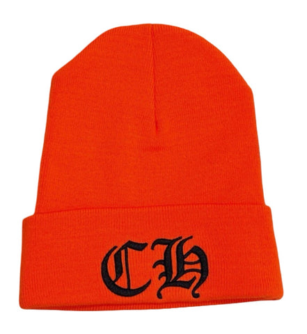 Chrome Hearts CH Logo Beanie (Orange)