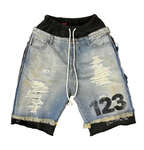 RRR 123 Denim Sweat Shorts