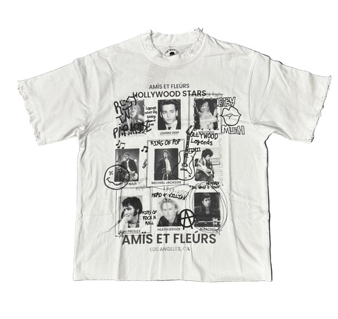 Hollywood Stars Rhinestone Tee