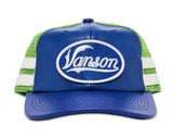 Supreme x Vanson Leather Mesh Back 6-Panel (Blue/Green)