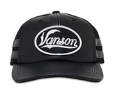 Supreme x Vanson Leather Mesh Back 6-Panel (Black/White)