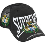 Big Crest Mesh Back Panel 6-Panel (Black)