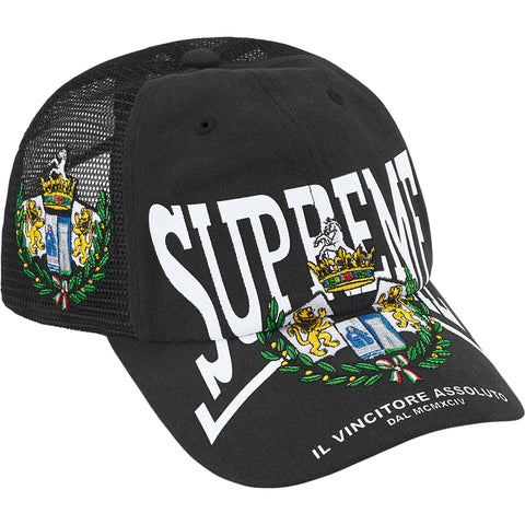 Big Crest Mesh Back Panel 6-Panel (Black)
