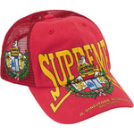 Big Crest Mesh Back Panel 6-Panel (Red)