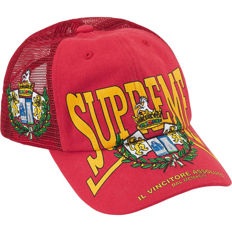 Big Crest Mesh Back Panel 6-Panel (Red)