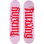 Ambigram Skateboard (Pink)