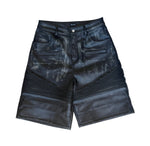 Awaited Leather Bike Shorts