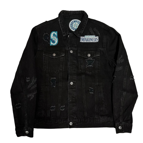 Seattle Mariners Denim Jacket (Black)