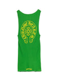 Chrome Hearts Green Horseshoe Logo Tank Top