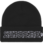 Old English Beanie (Black)