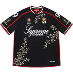 Floral Soccer Jersey (Black)