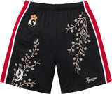 Floral Soccer Short (Black)