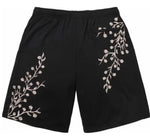 Floral Soccer Short (Black)
