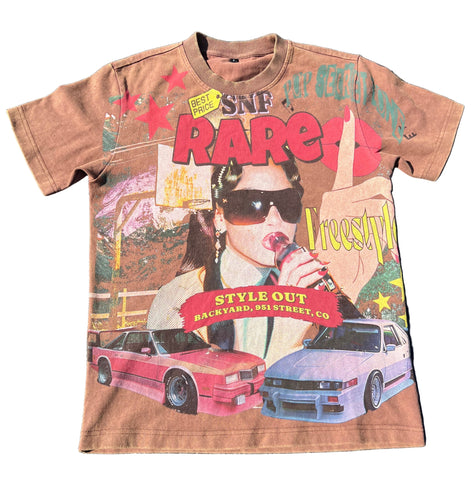 Style Out Vintage Tee (Brown)