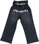 Midnight "Garçons riches" Allover Rhinestone Sweats