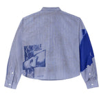 FREEDOM BUTTON UP (PIN STRIPE BLUE)