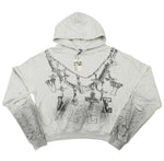 BIG CHAIN PULLOVER HOODIE (GREY)