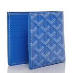 Goyard Victorie Bi Fold Wallet Blue