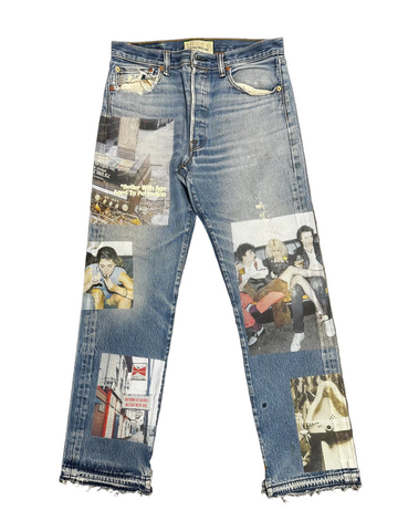 TABLOID DENIM PANTS (INDIGO)